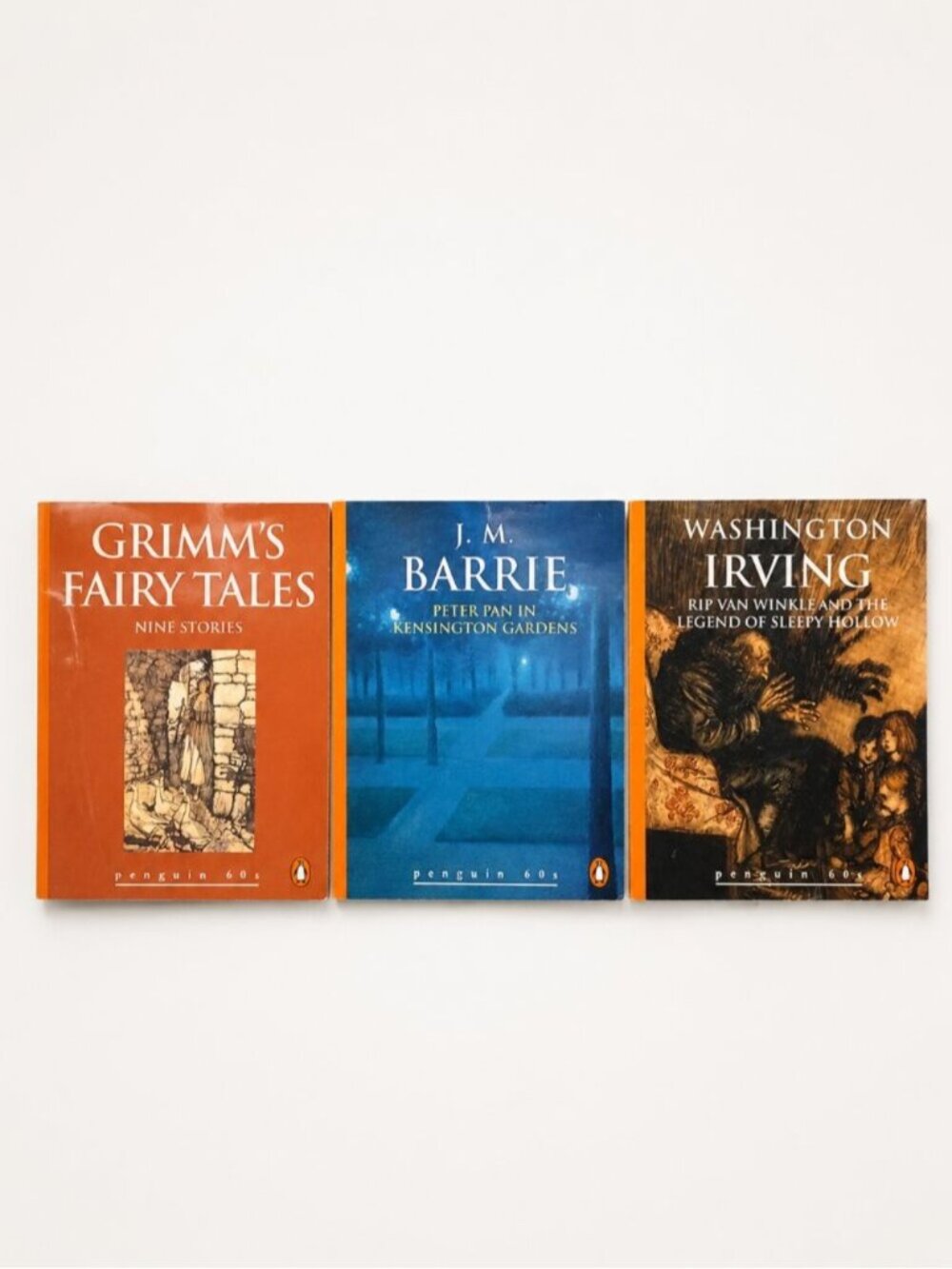 Vintage Penguin 60s Classic Literature Book Set 1995 Grimm’s Fairy Tales